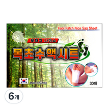 풋패치나이스 목초수액시트, 30개입, 6개