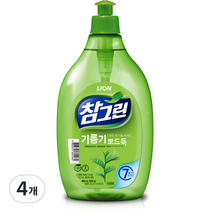참그린 기름기 뽀드득 용기, 500g, 4개
