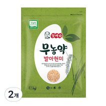 장세순 무농약 발아현미, 1.5kg, 2개