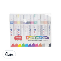 페인트마카 세트, 12색, 4세트