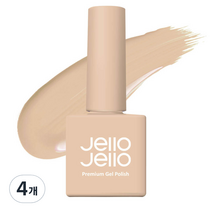 젤로젤로 프리미엄 젤 폴리쉬 10ml, JC-44 누드베이지, 4개