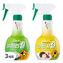 비오킬 살충제 날파리킬 370ml + 진드기킬 370ml 세트, 3세트