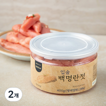 입술 백명란젓갈, 400g, 2개