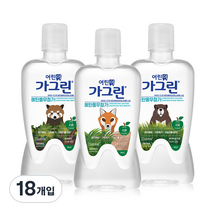 가그린 어린이용 사과향, 380ml, 18개입