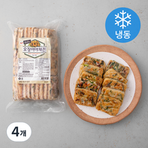 세미원 오징어야채전 (냉동), 900g, 4개