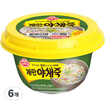 오뚜기 계란야채죽, 285g, 6개