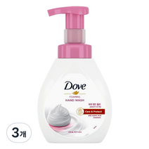 도브 포밍 핸드워시 피치 국문 보틀, 3개, 240ml