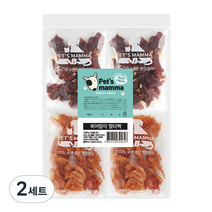 펫츠맘마 북어말이멀티 치킨북어말이 2p + 오리북어말이 2p, 2세트, 치킨 + 북어 혼합맛, 오리 + 북어 혼합맛