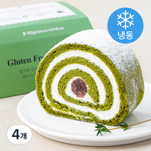 달롤 교토마차롤 조각 (냉동), 100g, 4개