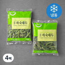 세미원 자숙대두 (냉동), 500g, 4팩