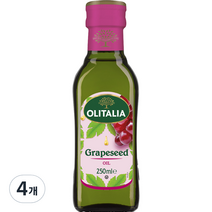 올리타리아 포도씨유, 250ml, 4개