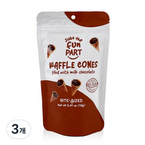 와플콘 밀크초코, 70g, 3개