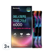 뉴트리가든 에너제틱 아르기닌 6000 15p, 15포, 300g, 3개