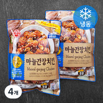 오뚜기 오즈키친 마늘간장치킨 2봉지 (냉동), 580g, 4개