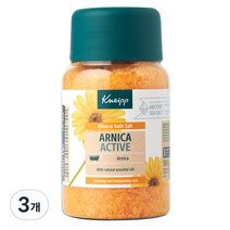 크나이프 아르니카 배쓰 솔트 입욕제 허브향, 500g, 3개