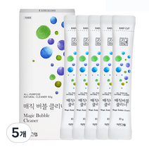 자연그램 매직버블클리너 스틱 5p, 50g, 5개