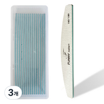 퍼니네일 지브라 파일 180그릿 15p, 3개, 혼합색상