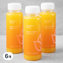 올가니카 부스터C 과채주스, 190ml, 6개