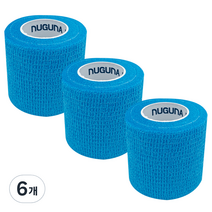 누구나 자가점착밴드 5cm x 4.5m 블루, 1개입, 6개