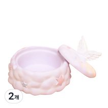 진호 인테리어 천사 재떨이, 퍼플, 2개