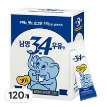 남양유업 3.4 우유맛 스틱 분말, 17.2g, 120개