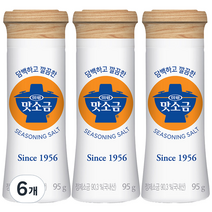 청정원 맛소금, 95g, 6개
