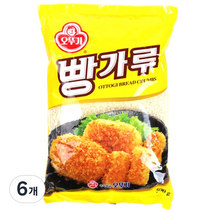 [오뚜기] 빵가루, 500g, 6개