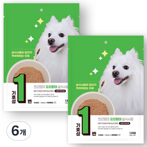 천군맘마 강아지 시니어 오리황태 습식사료, 오리, 120g, 6개