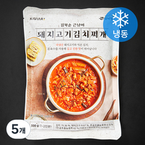 캐비아 김북순큰남비 돼지고기 김치찌개 (냉동), 5개, 500g