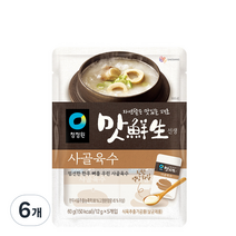 청정원 맛선생 사골육수 농축, 60g, 6개