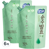 참그린 순수발효 식물 주방세제, 1.2L, 6개
