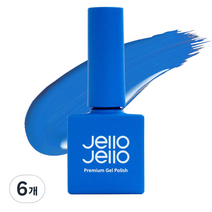 젤로젤로 프리미엄 젤 폴리쉬 10ml, JC-43 마조렐블루, 6개