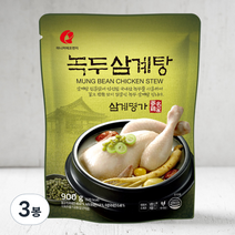 마니커 녹두 삼계탕, 900g, 3봉
