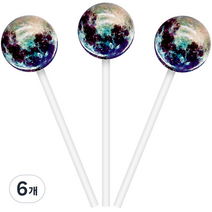 오브세이 우주 수제 막대사탕 달, 19g, 6개