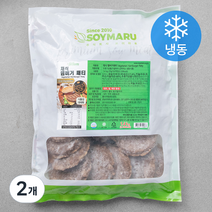 쏘이마루 채식 햄버거패티 (냉동), 1.4kg, 2개