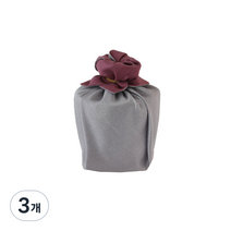 솔트리 고서임의 보자기포장 원형 은비보라 함초소금, 300g, 3개