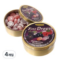 우기 와일드베리 드롭스 캔디, 200g, 4개입