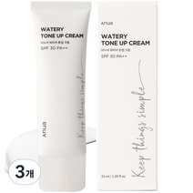 아누아 워터리 톤업 크림 50ml, 3개