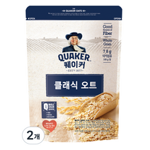 롯데제과 퀘이커 클래식 오트 시리얼, 350g, 2개