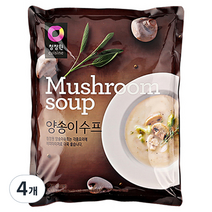 대상 청정원 양송이스프, 1kg, 4개