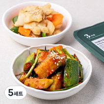 집반찬연구소 야채어묵볶음 110g + 오이부추무침 180g, 5세트