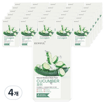 은율 내츄럴 오이 마스크팩, 50개입, 4개