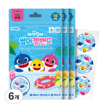아텍스 핑크퐁 아기상어 썸머겔밴드, 6개, 18개입