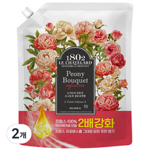 르샤트라1802 인퓨전 초고농축 섬유유연제 피오니부케향 리필, 2L, 2개