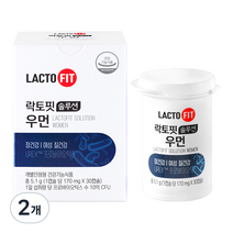 종근당건강 락토핏 솔루션 우먼 5.1g, 30정, 2개