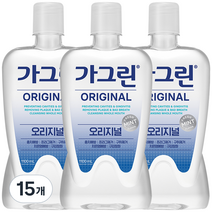 가그린 오리지널 구강청결제, 1.1L, 15개