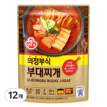 오뚜기 의정부식 부대찌개, 12개, 500g