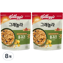 켈로그 통귀리 그래놀라, 500g, 8개