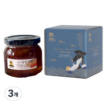 가가농장 유리병 벌집꿀, 3개, 180g