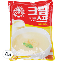 오뚜기 크림 스프, 1kg, 4개